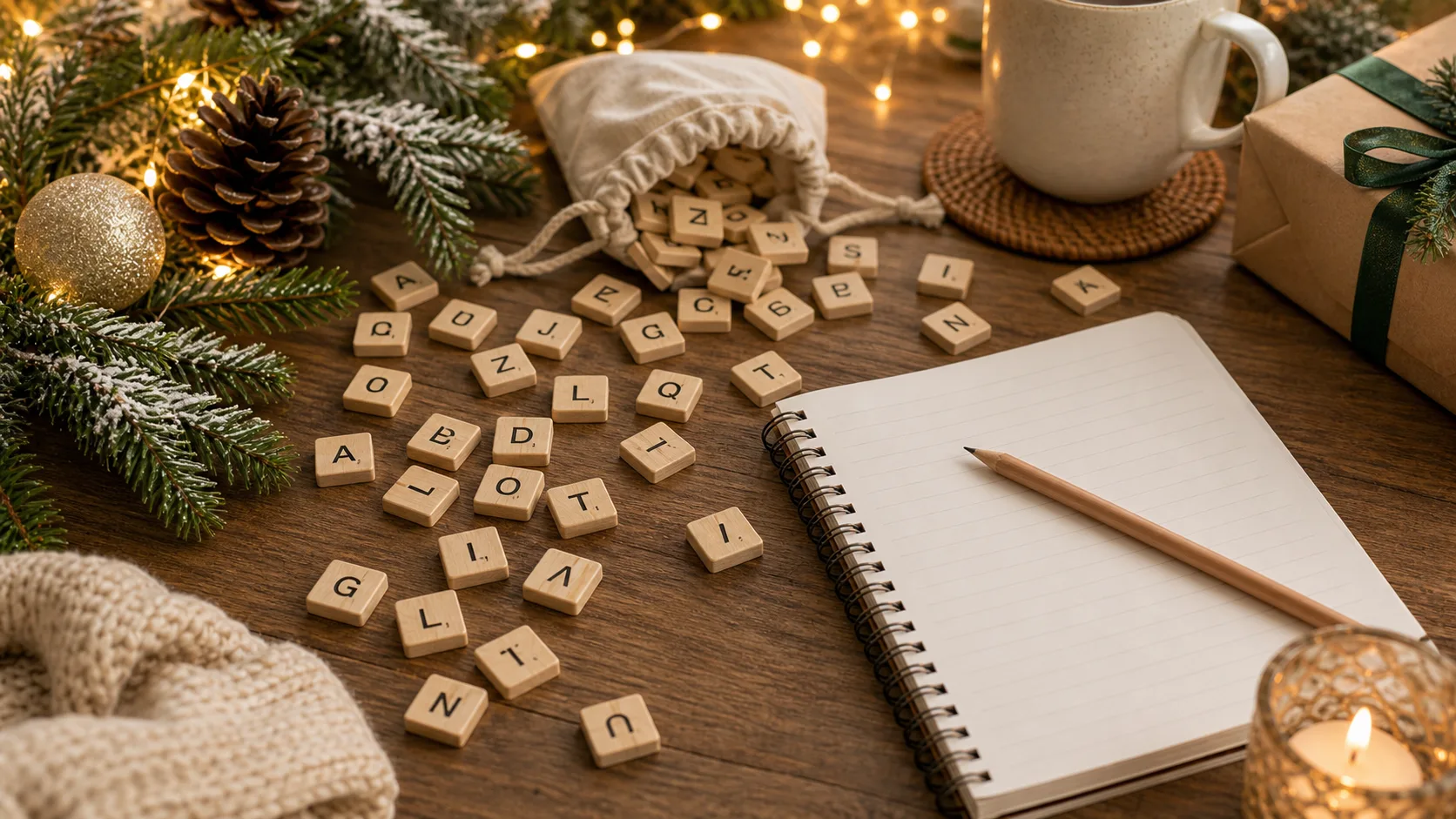 Anagramme de Noël, idées simples pour jouer avec les lettres