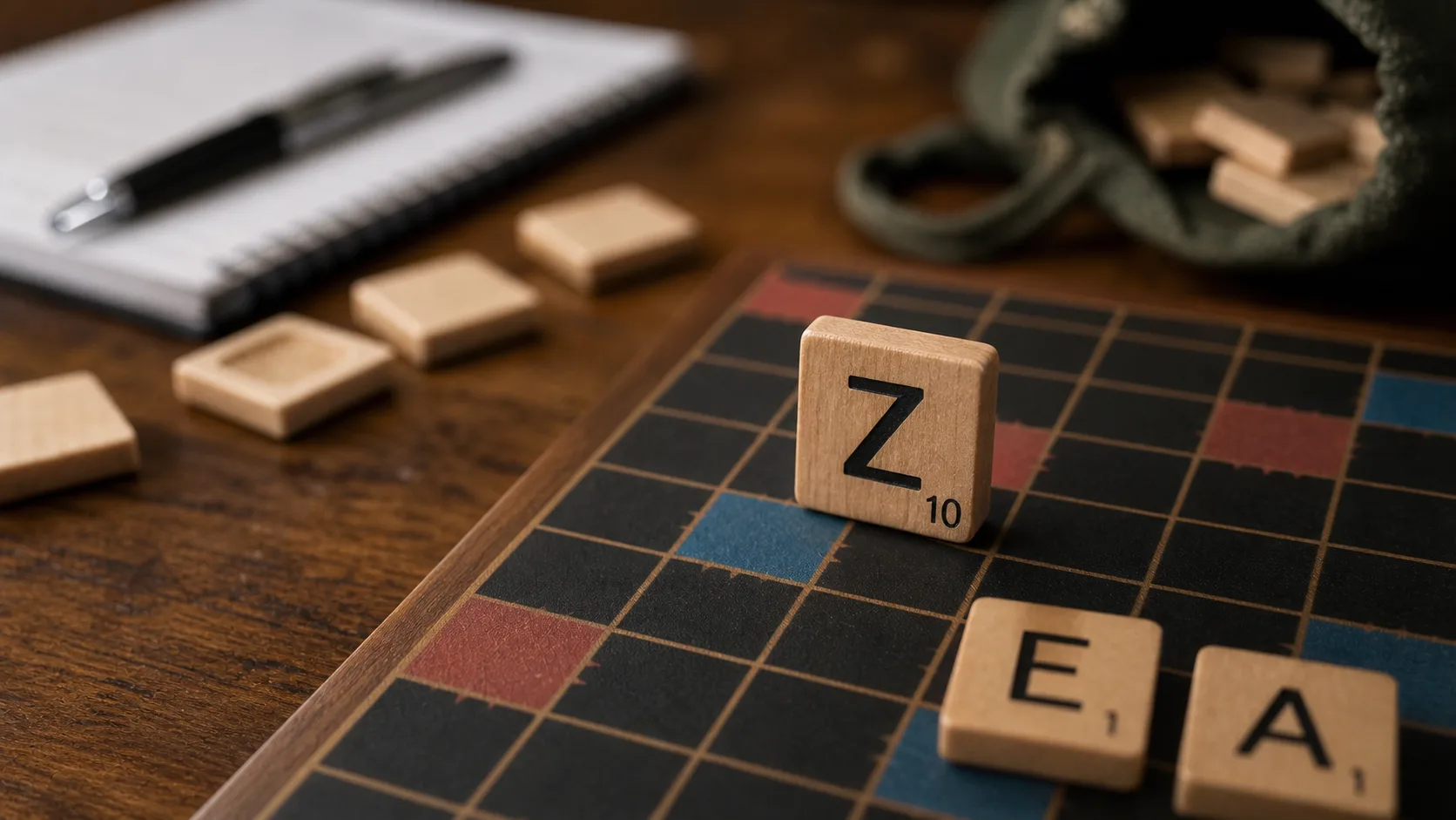Mot Scrabble avec Z: listes utiles et stratégie pour marquer plus