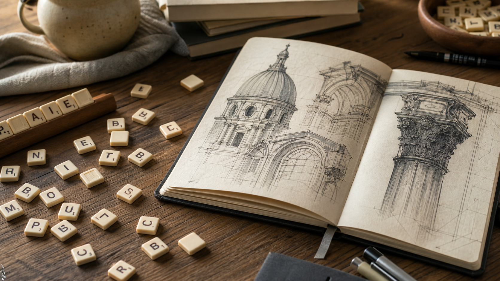 Mots d'architecture au Scrabble: les retenir et les jouer au bon moment
