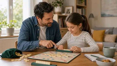 Apprendre le Scrabble à un enfant: règles simples et progression douce