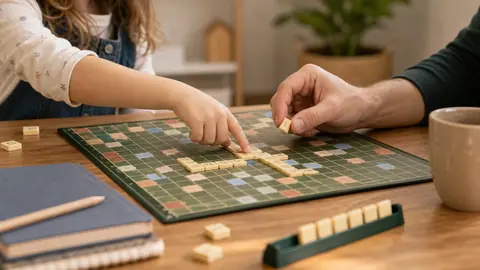 Apprendre le Scrabble à un enfant sans le décourager