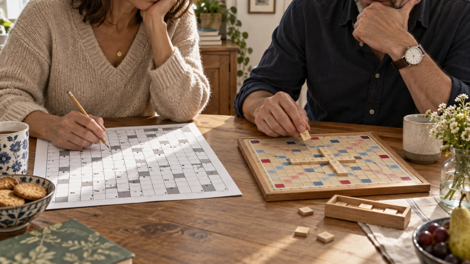 Mots fléchés et Scrabble: des réflexes qui se complètent