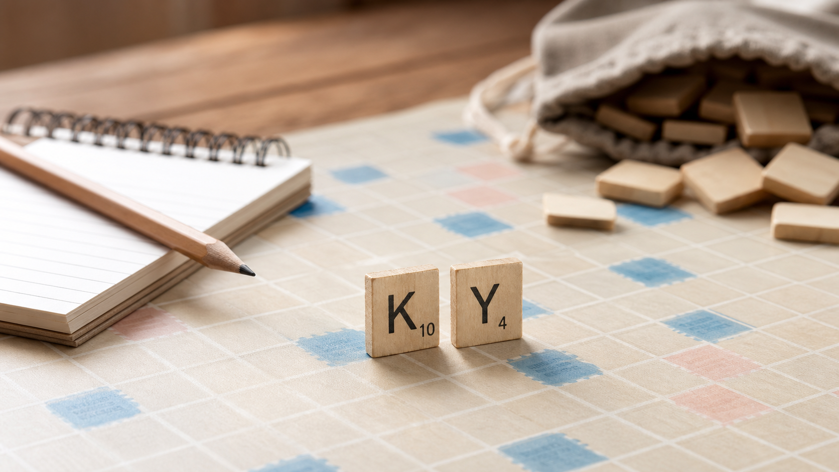 Mots avec K et Y au Scrabble, méthode et placements utiles