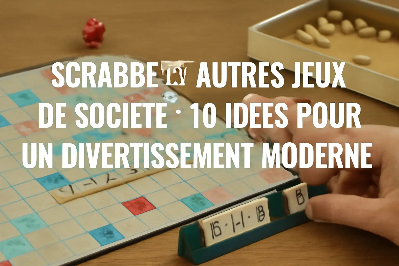 Scrabble et autres jeux de société: 10 idées de divertissement modernes
