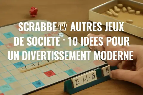 Scrabble et autres jeux de société: 10 idées de divertissement modernes
