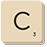 scrabble lettre C